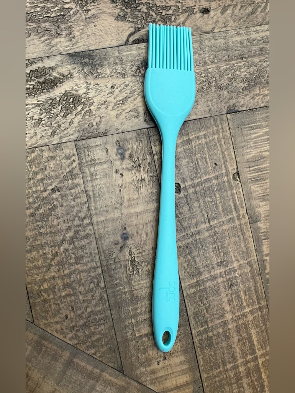 Turquoise Silicone Basting Brush for Cooking and Baking